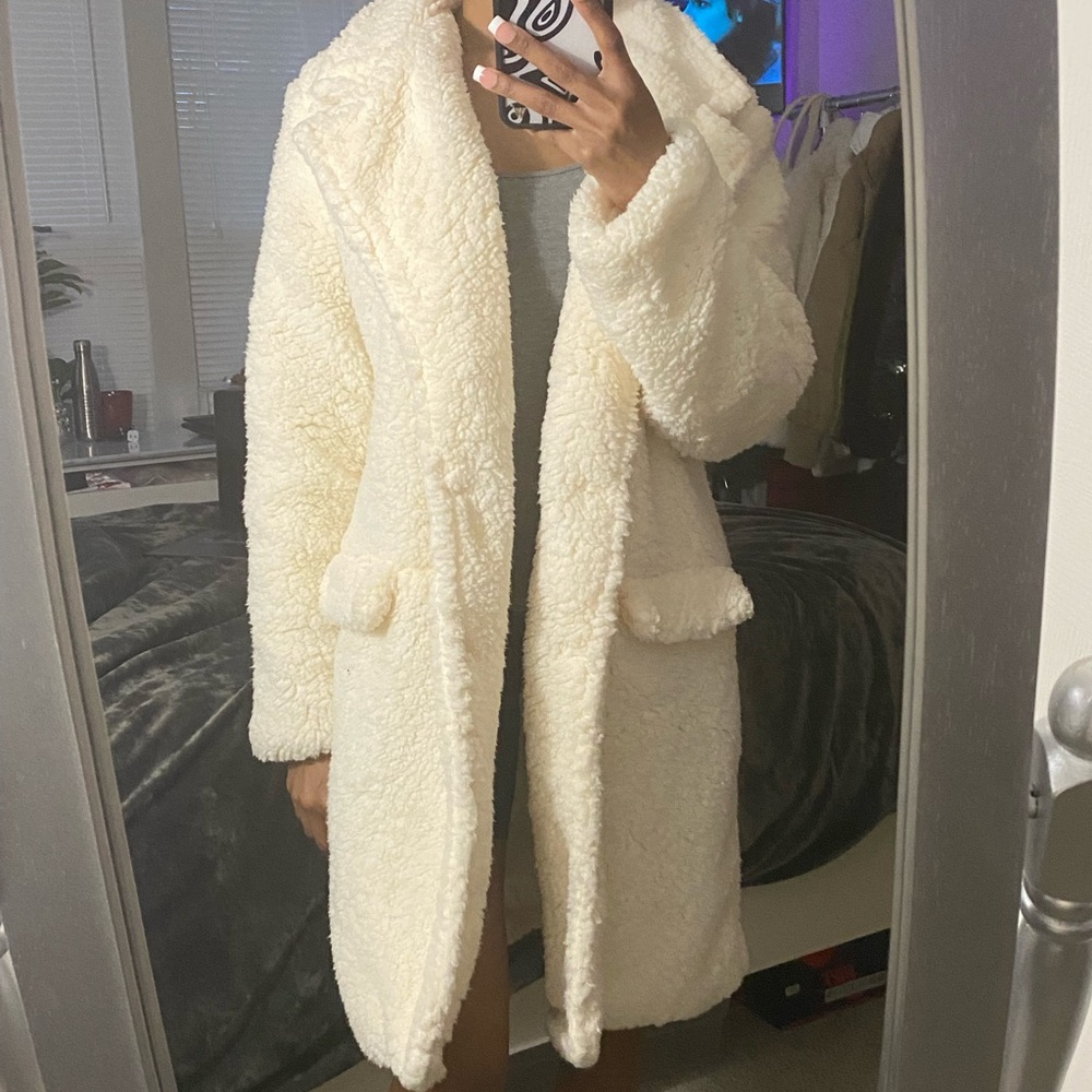 Fur Trench Coat